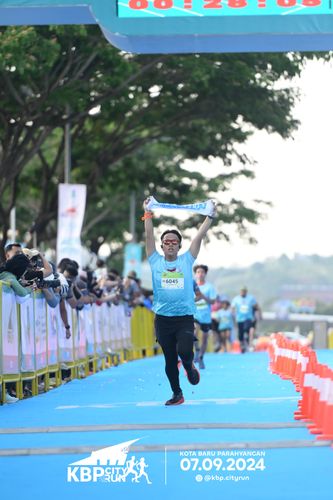 Race photo from KBP City Run 2024