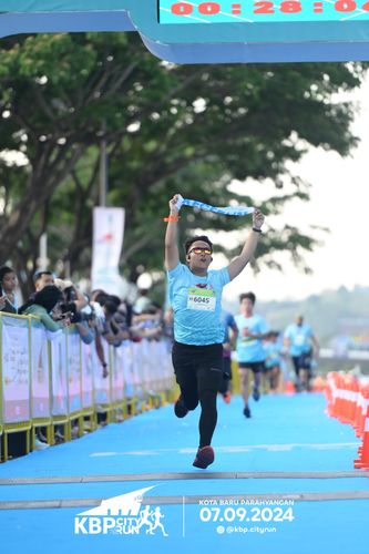 Race photo from KBP City Run 2024