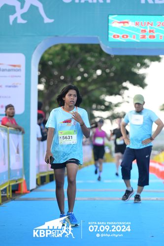 Race photo from KBP City Run 2024