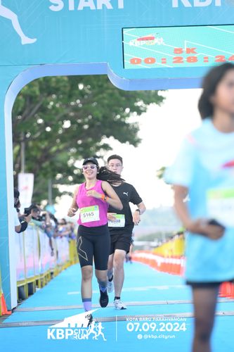 Race photo from KBP City Run 2024
