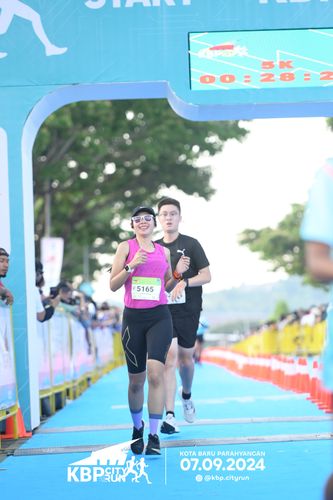 Race photo from KBP City Run 2024