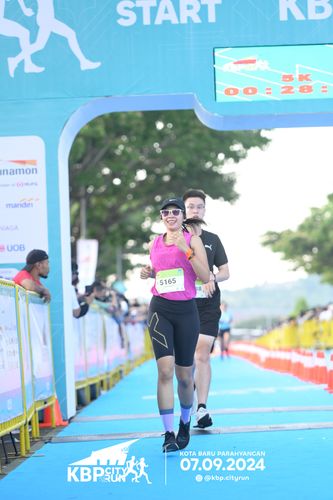 Race photo from KBP City Run 2024