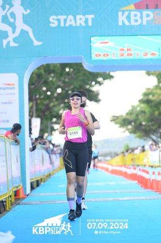 Race photo from KBP City Run 2024