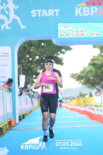 Race photo from KBP City Run 2024