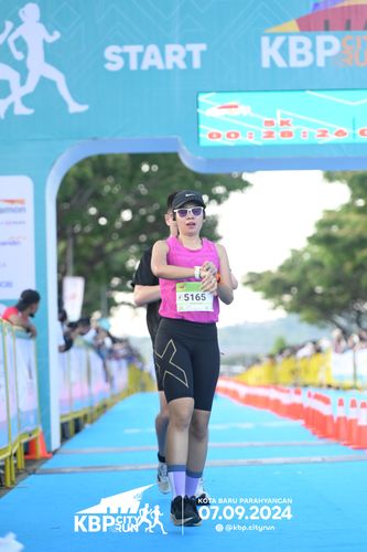 Race photo from KBP City Run 2024