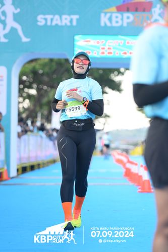 Race photo from KBP City Run 2024