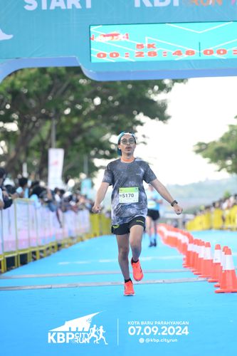 Race photo from KBP City Run 2024