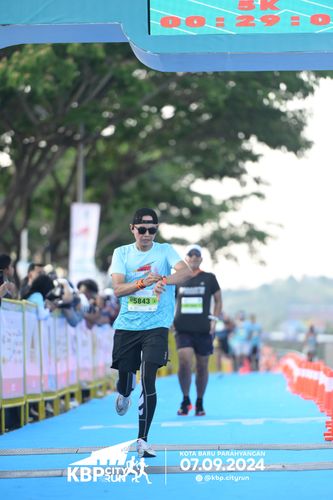 Race photo from KBP City Run 2024