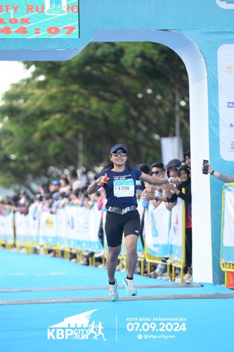 Race photo from KBP City Run 2024