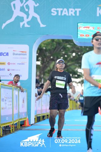 Race photo from KBP City Run 2024
