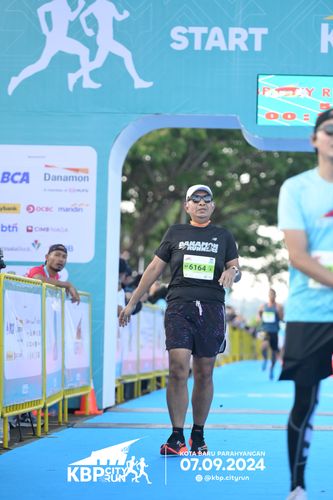 Race photo from KBP City Run 2024