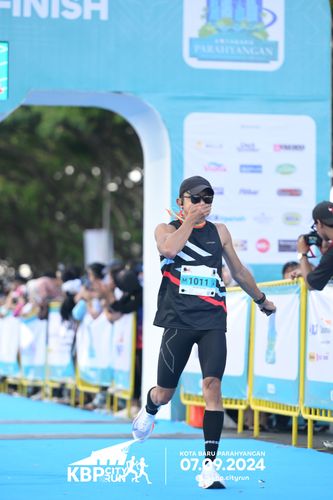 Race photo from KBP City Run 2024