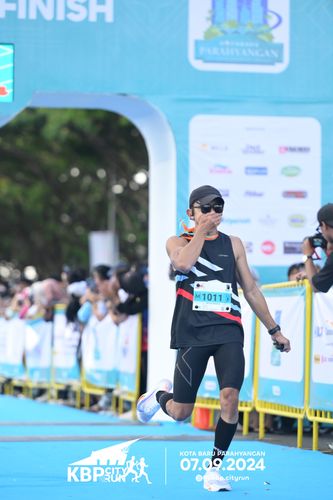 Race photo from KBP City Run 2024