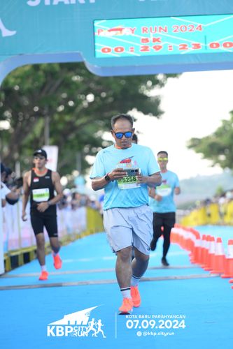 Race photo from KBP City Run 2024