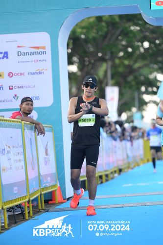 Race photo from KBP City Run 2024