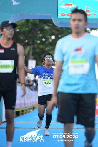 Race photo from KBP City Run 2024