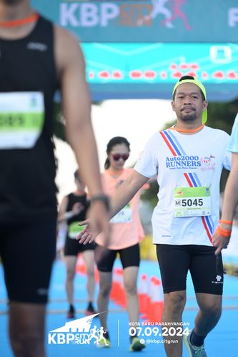 Race photo from KBP City Run 2024