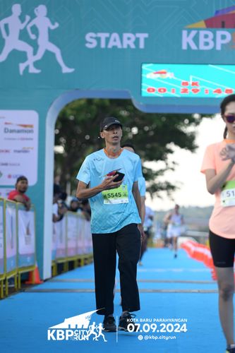 Race photo from KBP City Run 2024