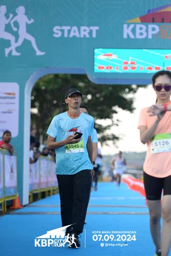 Race photo from KBP City Run 2024