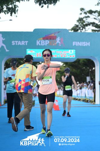 Race photo from KBP City Run 2024