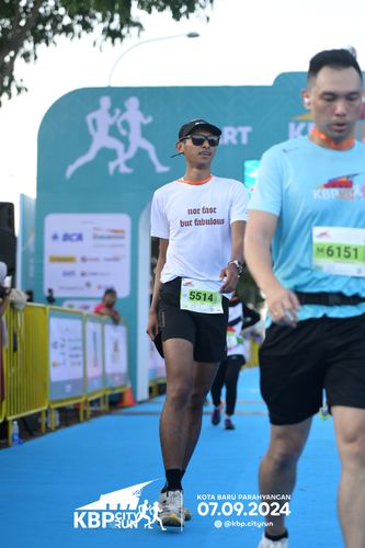 Race photo from KBP City Run 2024