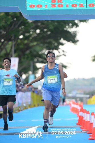 Race photo from KBP City Run 2024