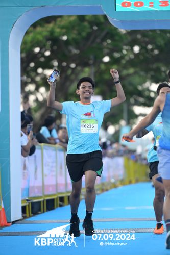 Race photo from KBP City Run 2024