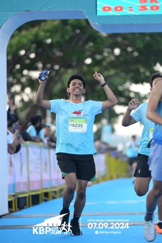 Race photo from KBP City Run 2024