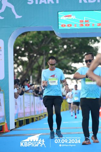 Race photo from KBP City Run 2024