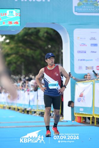 Race photo from KBP City Run 2024
