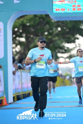 Race photo from KBP City Run 2024