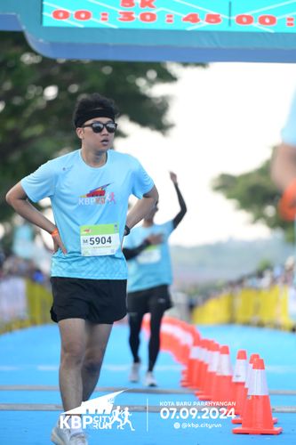 Race photo from KBP City Run 2024