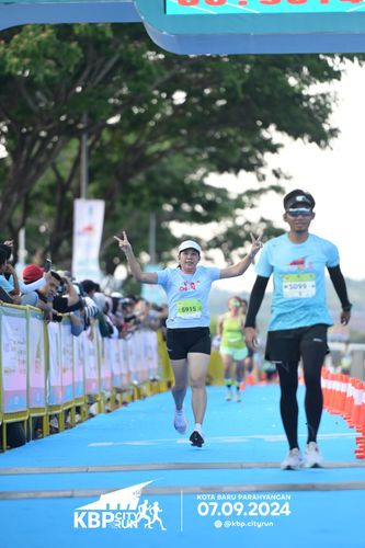 Race photo from KBP City Run 2024