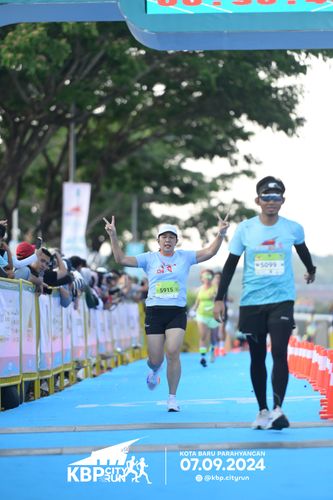 Race photo from KBP City Run 2024