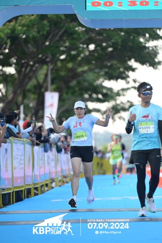 Race photo from KBP City Run 2024
