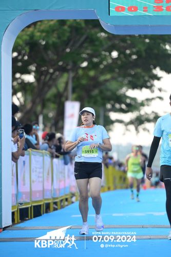 Race photo from KBP City Run 2024
