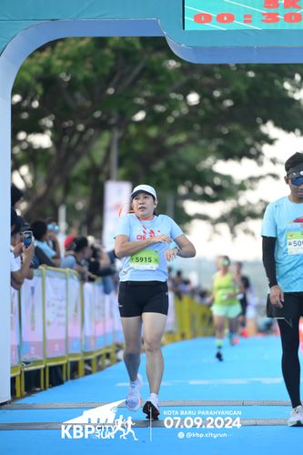 Race photo from KBP City Run 2024