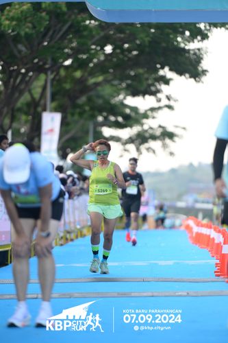 Race photo from KBP City Run 2024