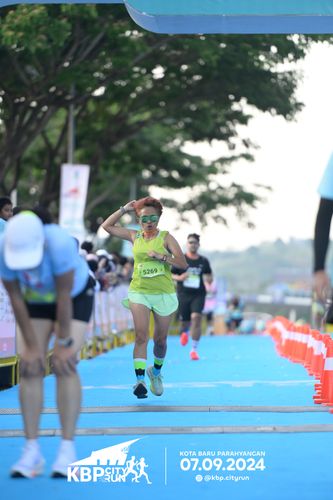 Race photo from KBP City Run 2024