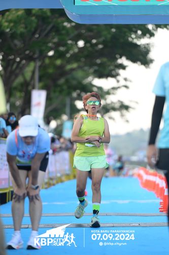 Race photo from KBP City Run 2024