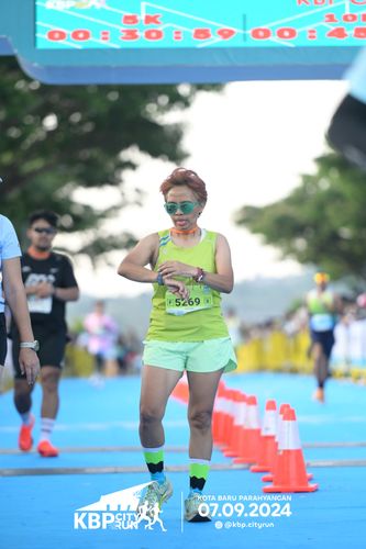 Race photo from KBP City Run 2024