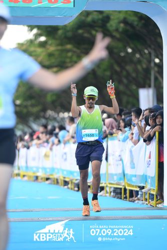 Race photo from KBP City Run 2024