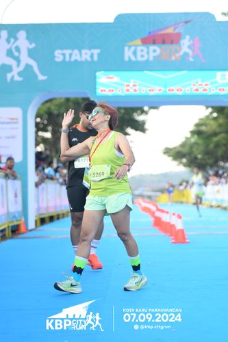 Race photo from KBP City Run 2024