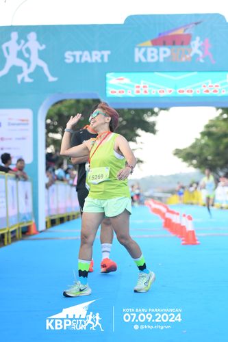 Race photo from KBP City Run 2024