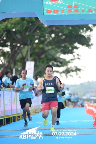 Race photo from KBP City Run 2024