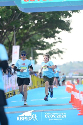 Race photo from KBP City Run 2024