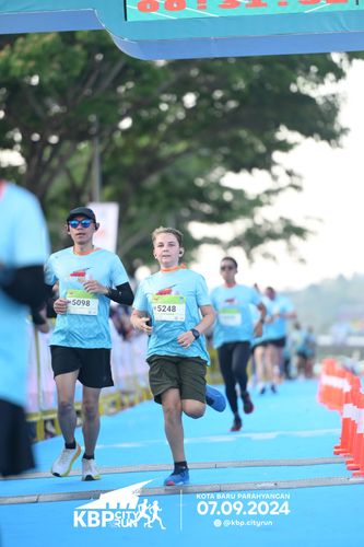 Race photo from KBP City Run 2024