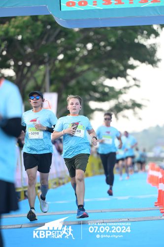 Race photo from KBP City Run 2024