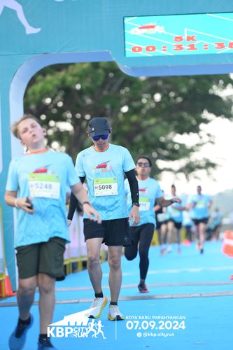Race photo from KBP City Run 2024