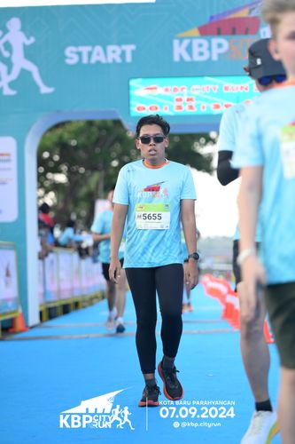 Race photo from KBP City Run 2024